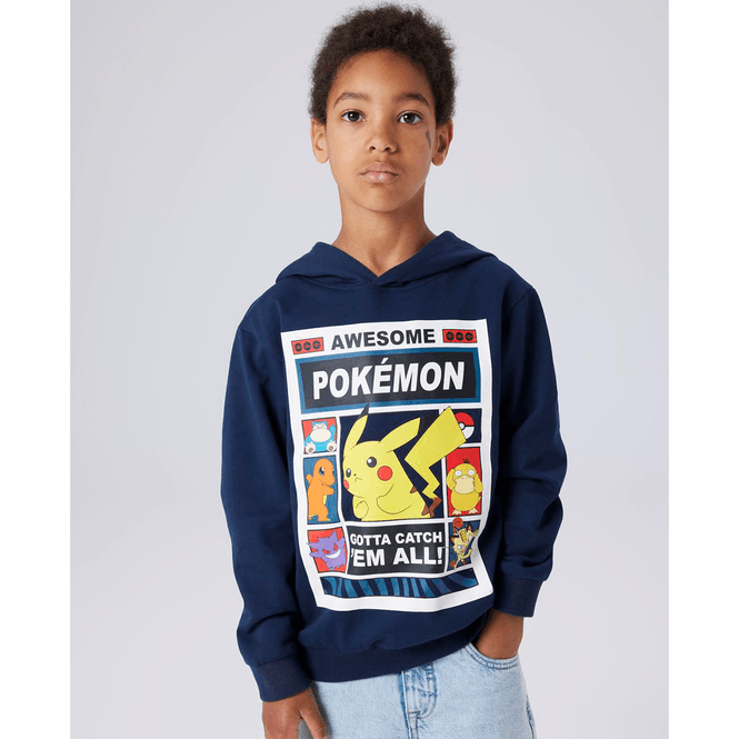 Hovedbilde Name It Nkmdu Pokemon hettegenser til barn, Navy ...
