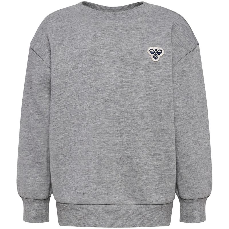 Hummel Bee sweatshirt til småbarn, Grey Melange