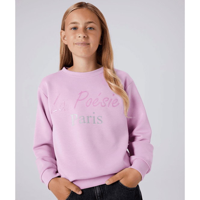 Hovedbilde Name It Nkfraline sweatshirt til barn, Mauve Mist