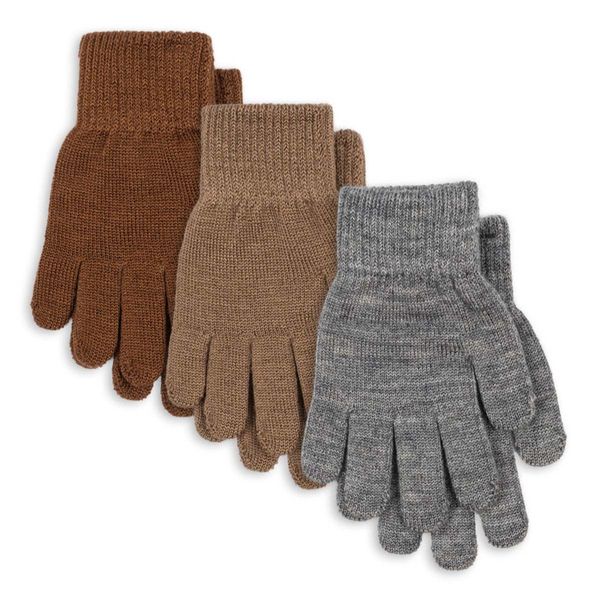Hovedbilde Konges Sløjd Filla 3-pack vanter til barn, ...
