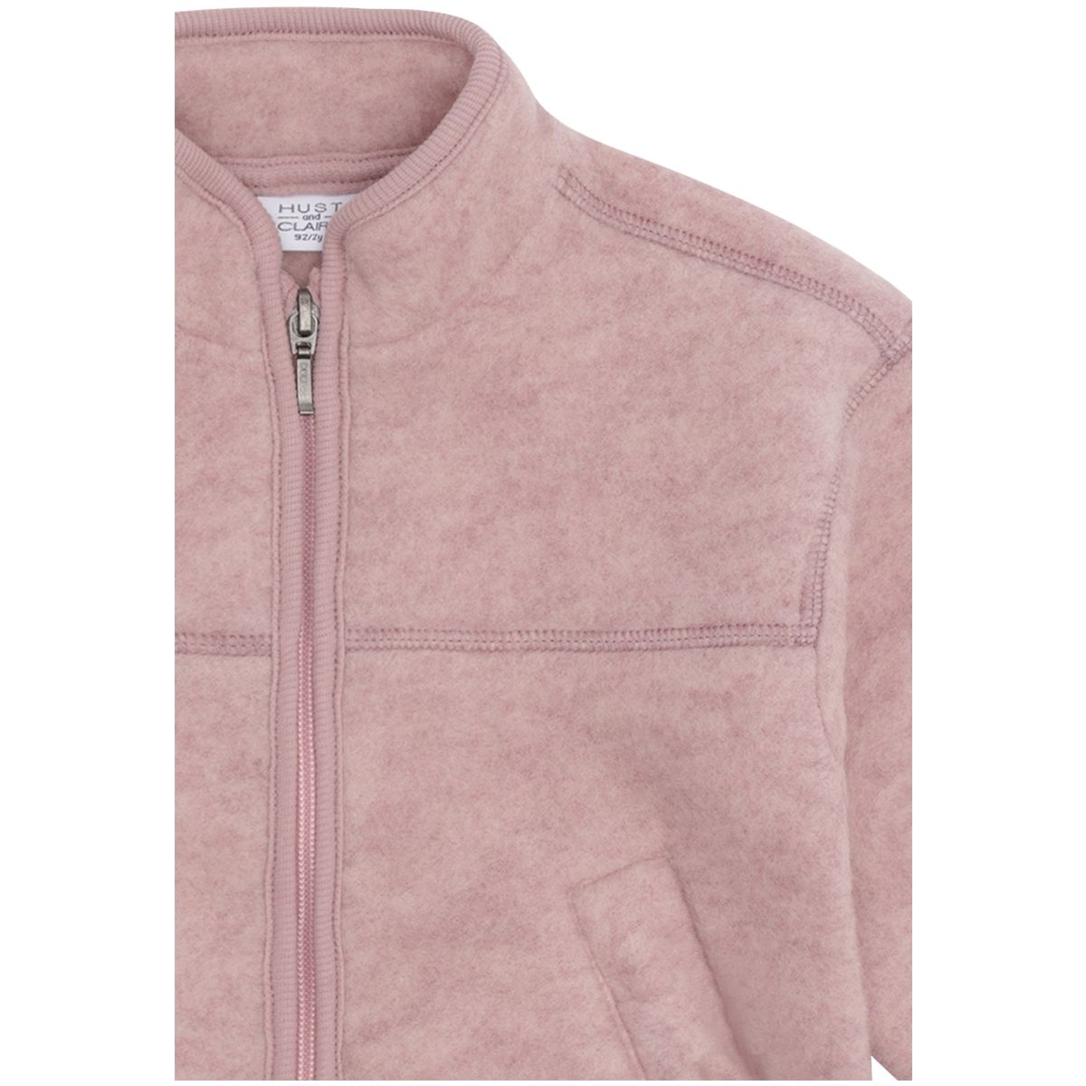 Hust and Claire Hcemi zip-jakke i ullfleece, Heather