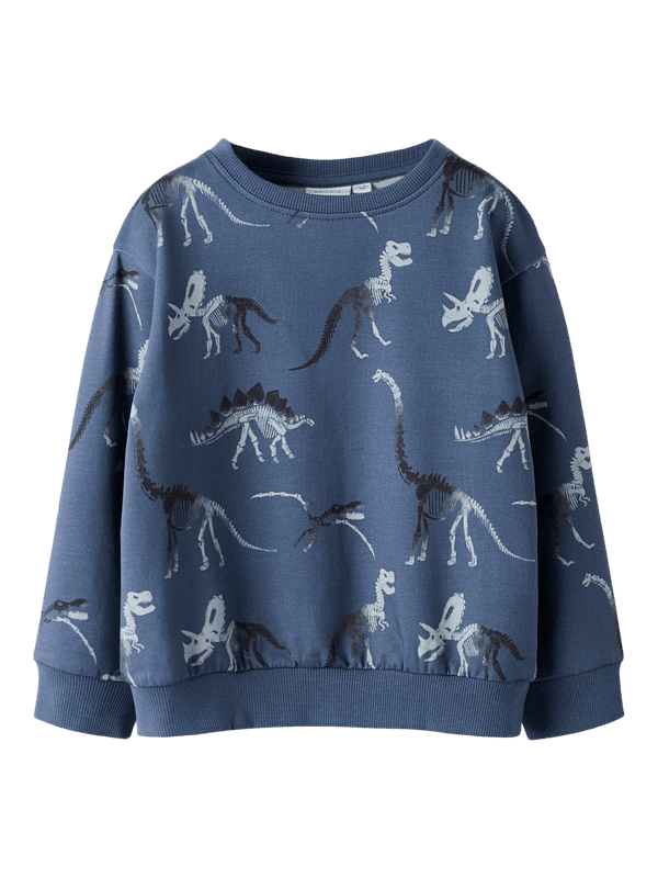 Name It Nmmfabia sweatshirt til småbarn, Vintage Indigo
