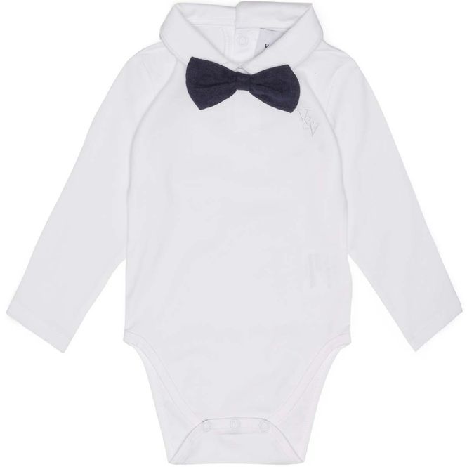 Hovedbilde Vilje & Ve Bo body med sløyfe, Soft White