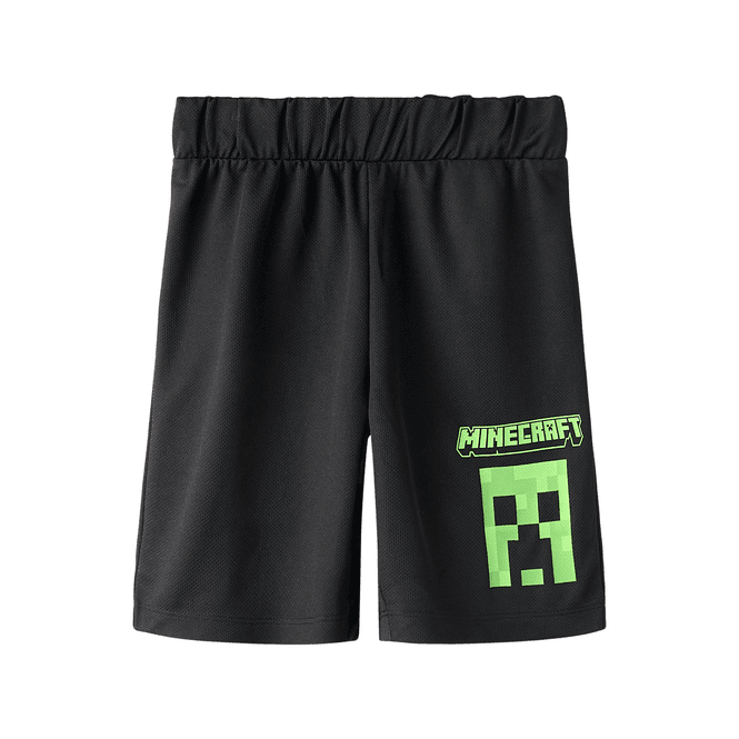 Hovedbilde Name It Nkmmali Minecraft shorts til barn, Black