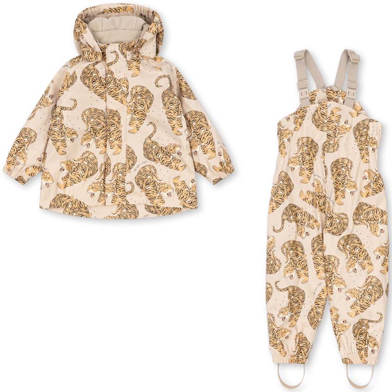 Konges Sløjd Rainy Palme regnsett, Panthera Beige