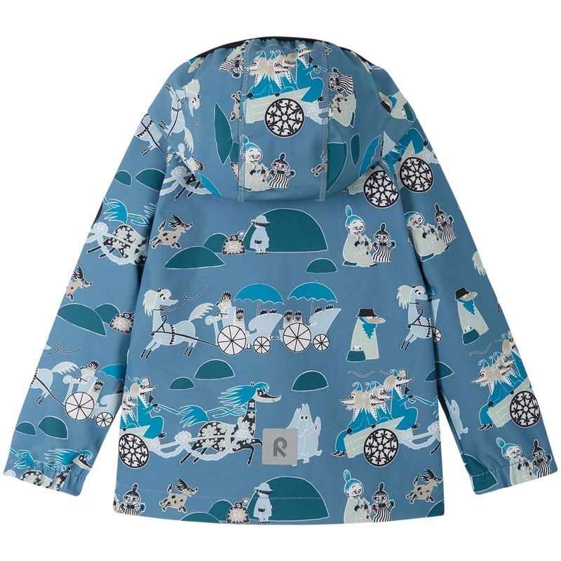 Reima Moomin Vantti softshelljakke, Blue Ocean