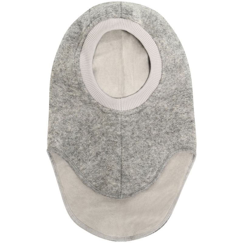 HUTTEliHUT Dino balaclava i ull, Medium Grey Melange