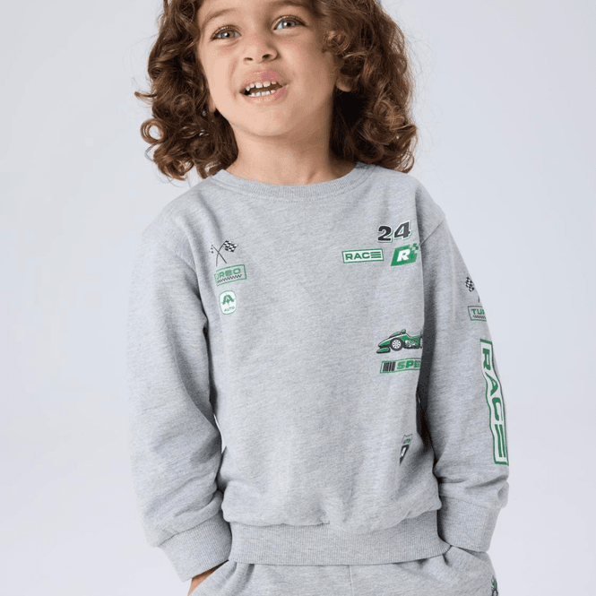 Hovedbilde Name It Nmmnilius sweatshirt til småbarn, Grey ...