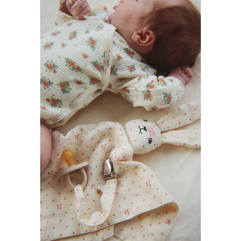 Konges Sløjd Sleepy Rabbit koseklut, Cherry Dot