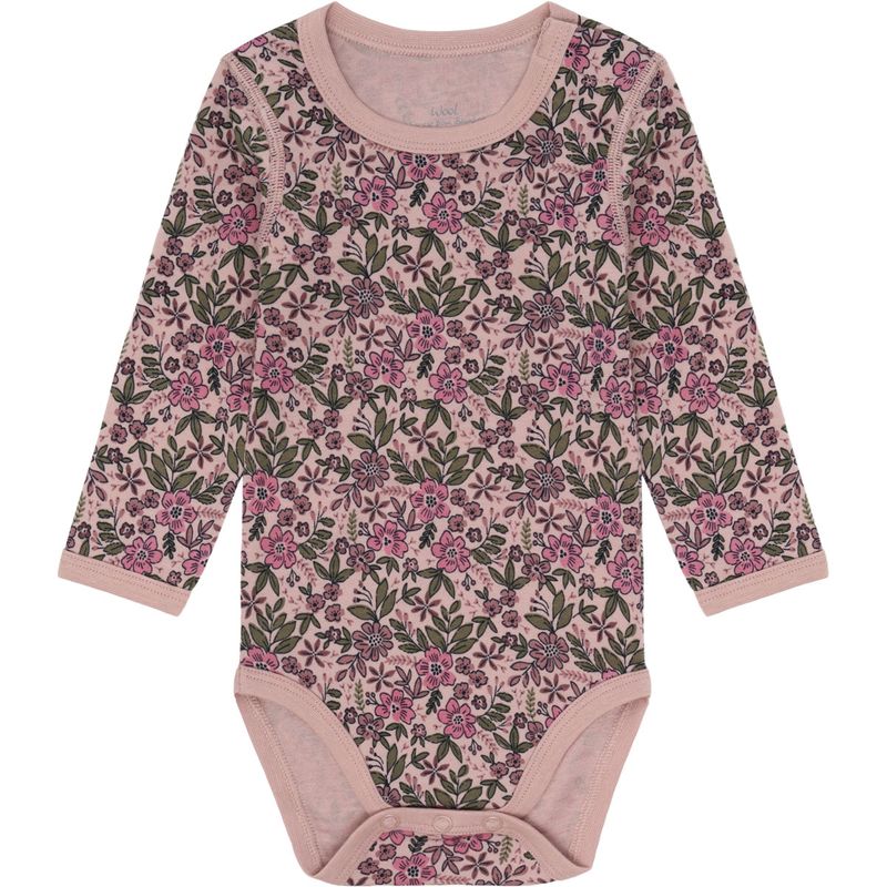 Hust and Claire Baloo Flor ull/bambus body, Adobe Rose