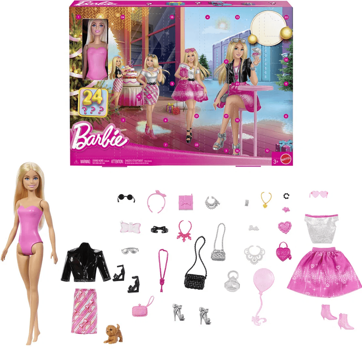 Barbie Fashionista julekalender 2025