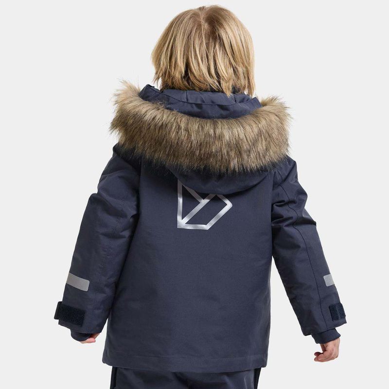 Didriksons Bjärven Kids 5 parkas, Navy