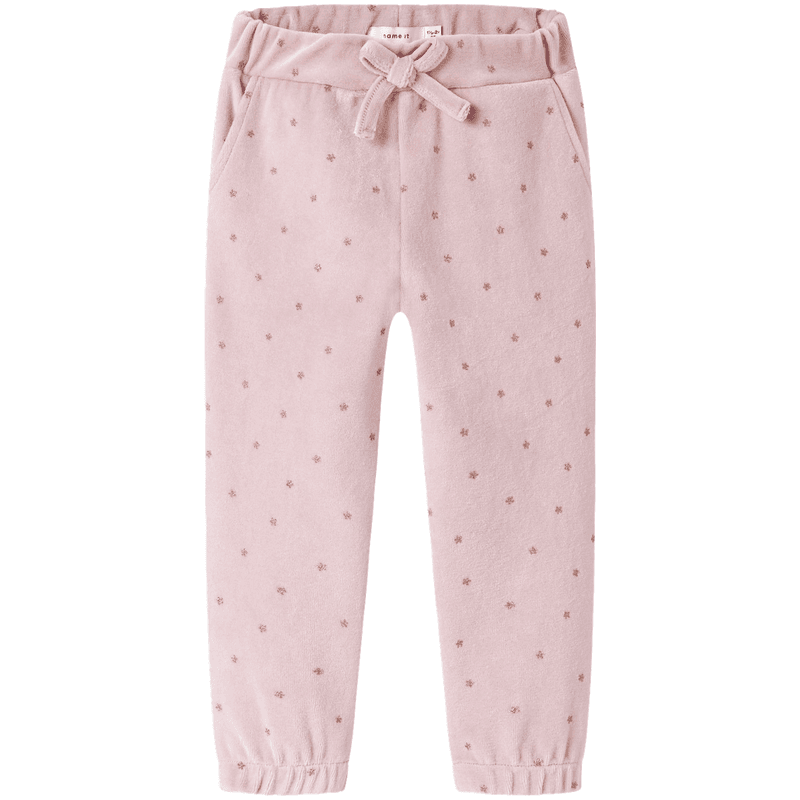 Name It Nmfnorah joggebukse i velour, Burnished Lilac