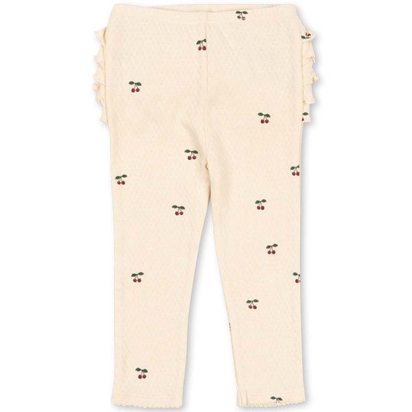 Hovedbilde Konges Sløjd Sui Frill leggings til baby, Cherry