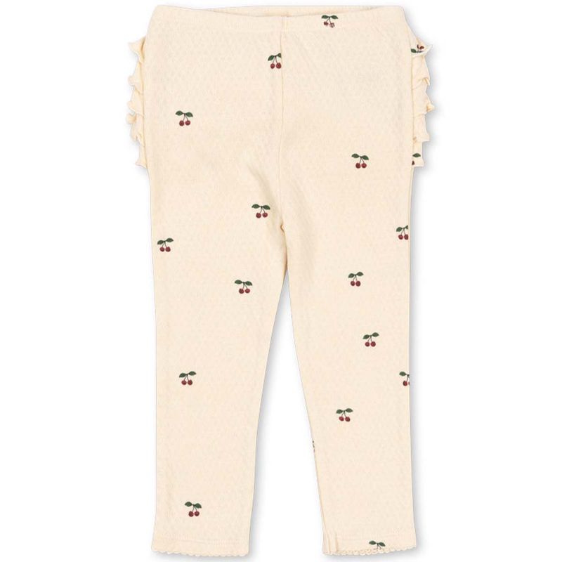 Konges Sløjd Sui Frill leggings til baby, Cherry