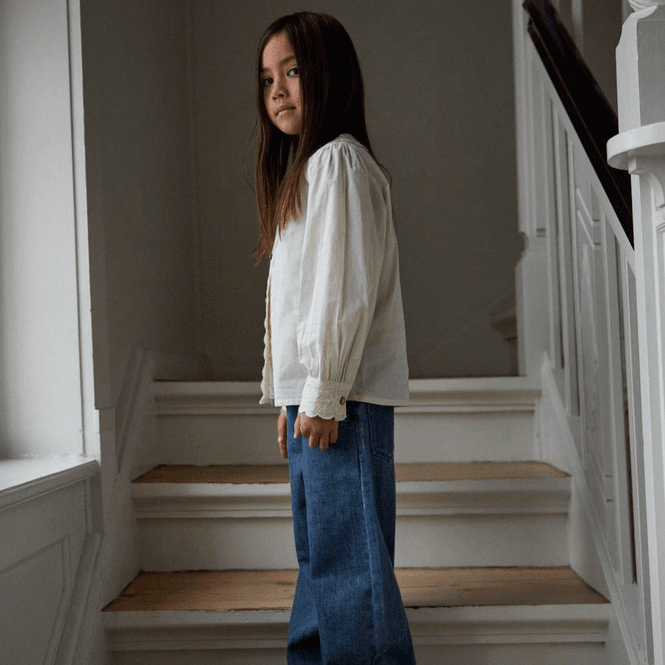 Hovedbilde Lil' Atelier Nmfola bluse til småbarn, Turtledove