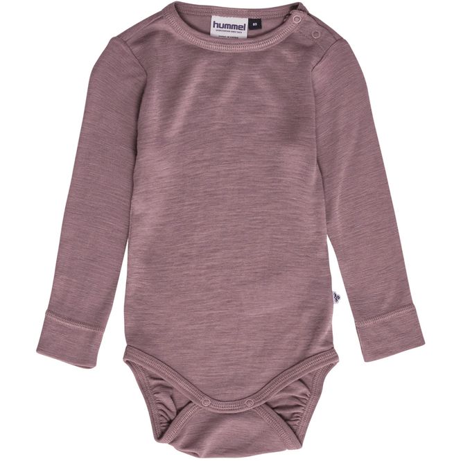 Hovedbilde Hummel Hmlmini body i ull, Twilight Mauve