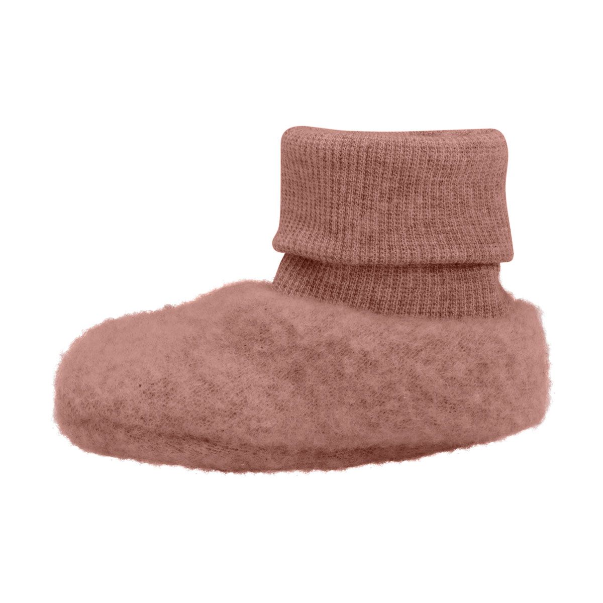 HUTTEliHUT Ullfleece booties 2-lags, Burlwood