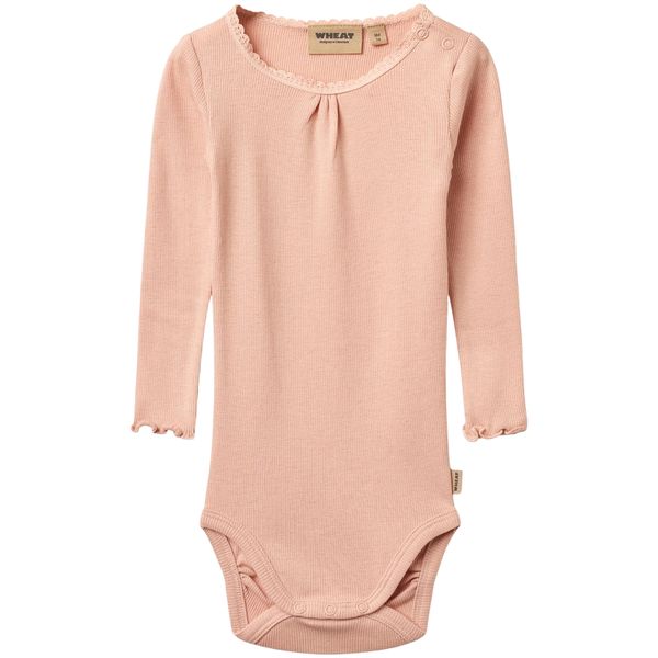 Hovedbilde Wheat Lotta rib lace body, Rose Cloud