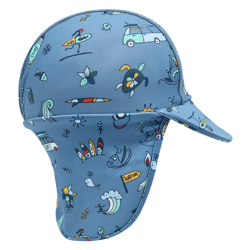 Colorkids solhatt til baby, Coronet Blue