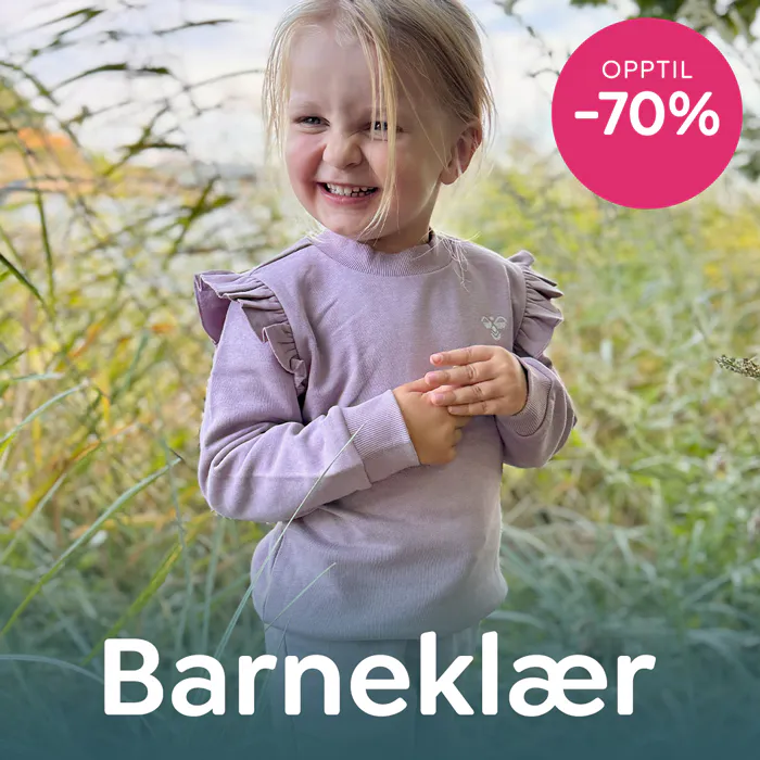 LAGERTØMMING! Opptil -70% på en MENGDE klær til barn og baby!