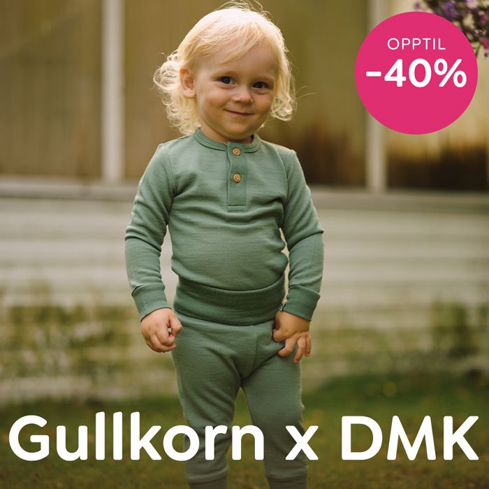 Tilbud på yttertøy og ull designet av DressMyKid i samarbeid med Gullkorn.