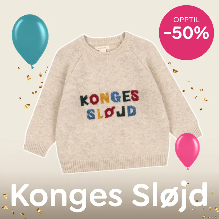 Gigantisk bursdagssalg hos DressMyKid – opptil 50% rabatt på Konges Sløjd