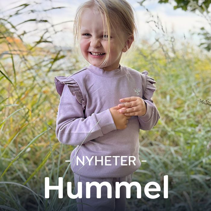 Hummel nyheter – sesongens nye Hummel barneklær, sko og sportsklær til baby og barn hos DressMyKid.