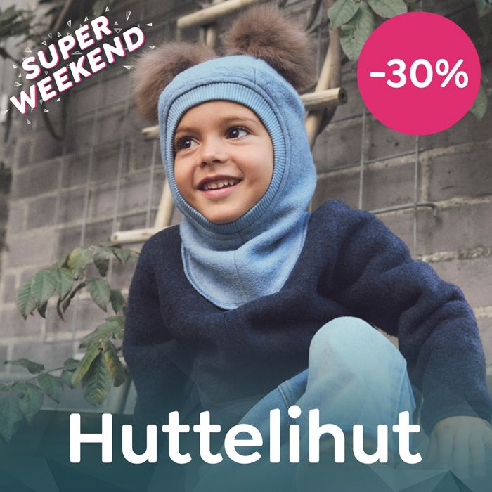 30% rabatt på alle nyheter fra Huttelihut - Kun denne helgen!