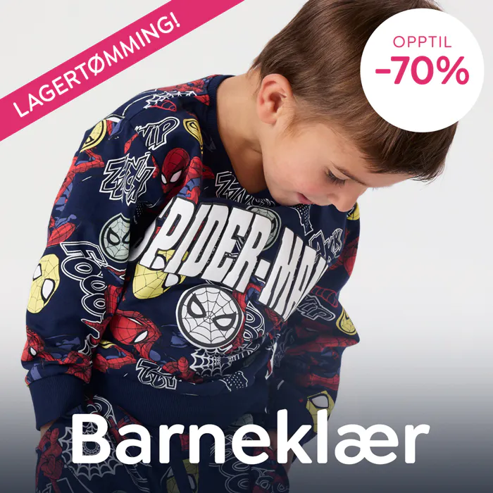 Lagertømming hos DressMyKid – opptil 70% rabatt på barneklær fra populære merkevarer til baby og barn.