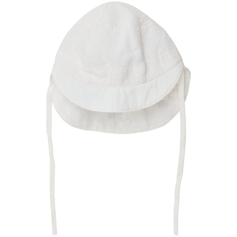 HUTTEliHUT Embroidery solhatt, Antique White
