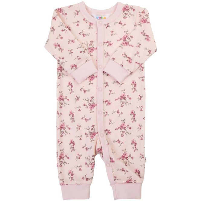 Hovedbilde Joha heldress/pyjamas i ull/bambus, Lt. pink