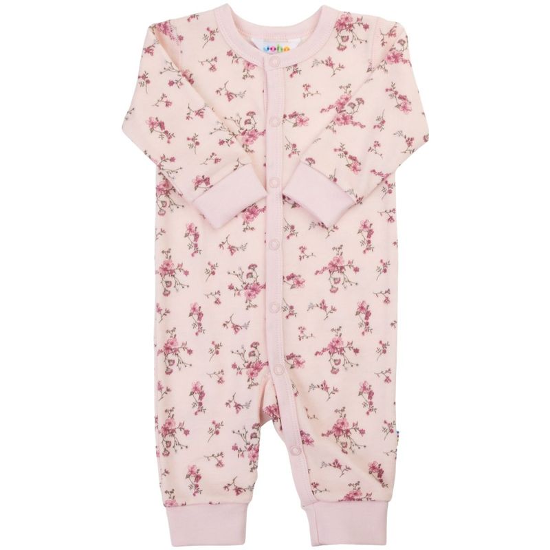 Joha heldress/pyjamas i ull/bambus, Lt. pink
