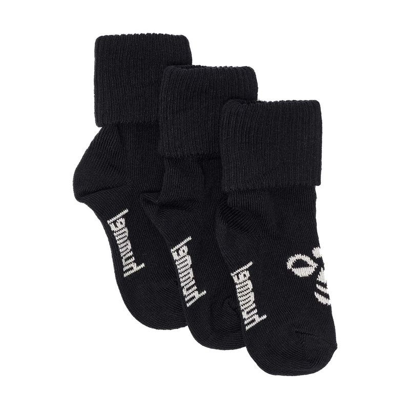 Hummel Bee 3-Pack sokker til baby, Black