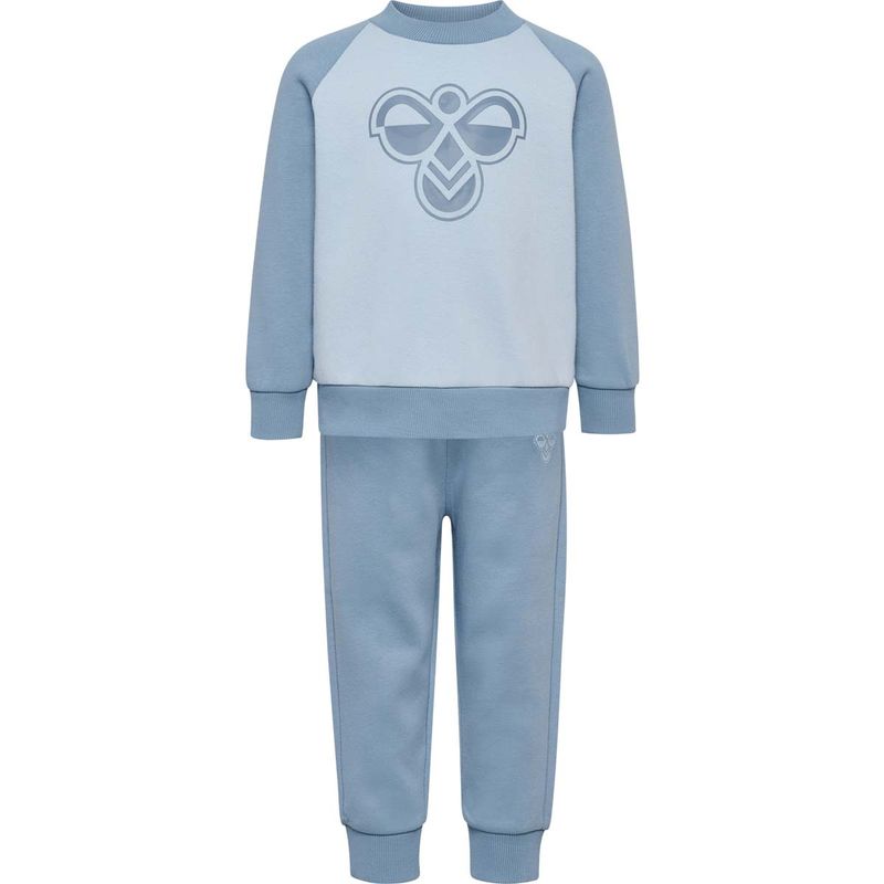 Hummel x DressMyKid Bumble joggedress-sett, Faded Denim