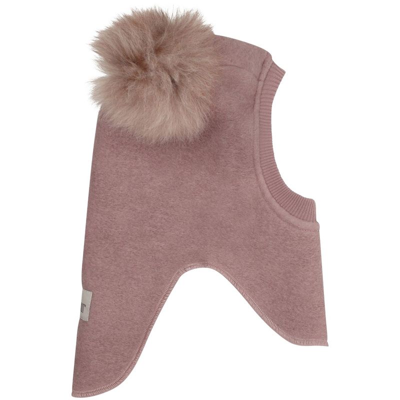 HUTTEliHUT balaclava i ull m/alpakkadusker, Deauville Mauve