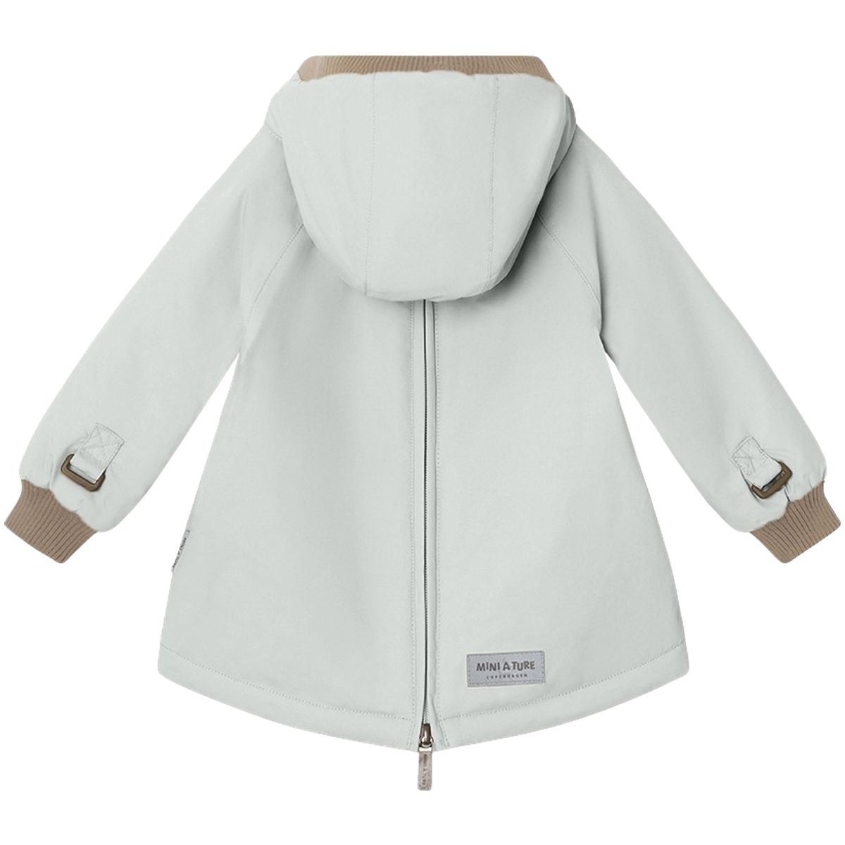 Mini A Ture Wen vinterjakke til baby, Puritan Grey