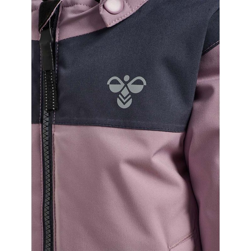 Hummel Hmlmini Block vinterjakke til småbarn, Sea Fog