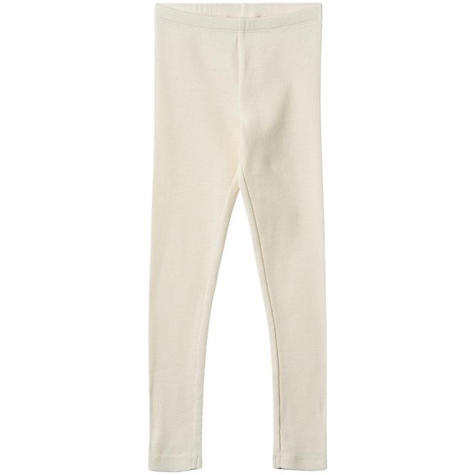 Hovedbilde Wheat Jules ribb leggings til barn, Ivory