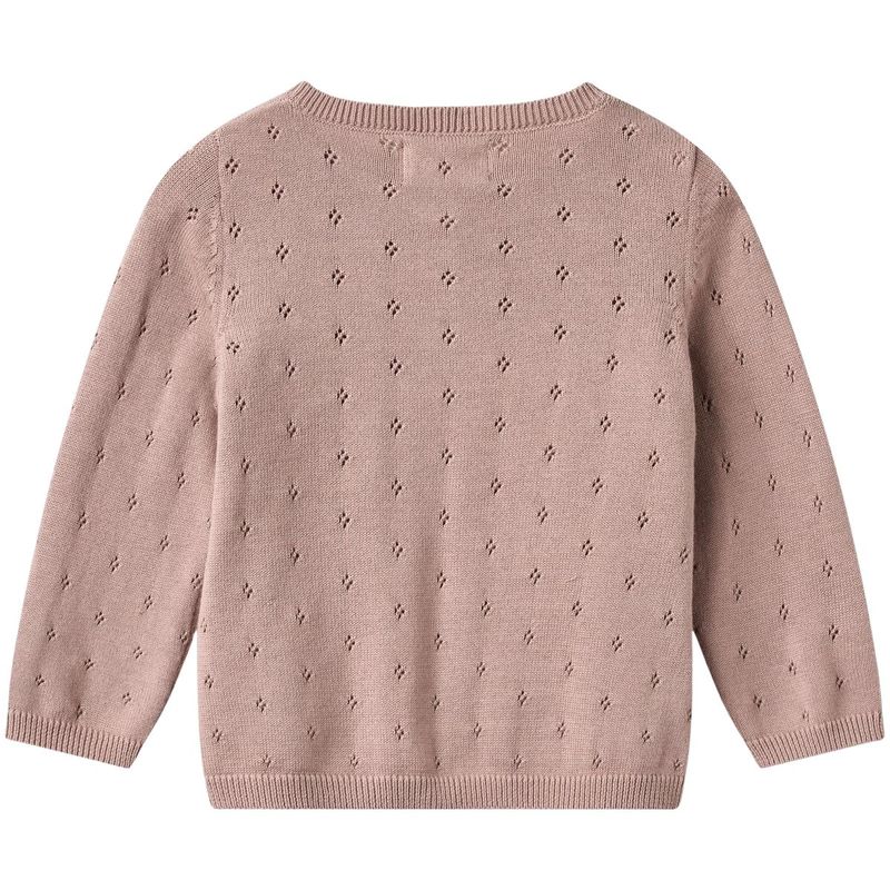 Wheat Maia cardigan til baby, Dry Rose