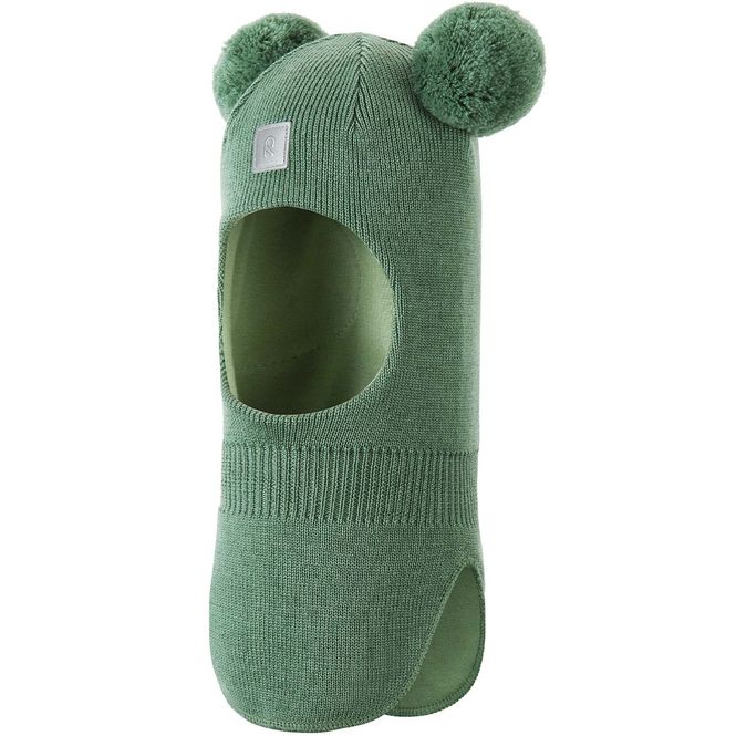 Hovedbilde Reima Vekkuli balaclava i ull, Green Clay