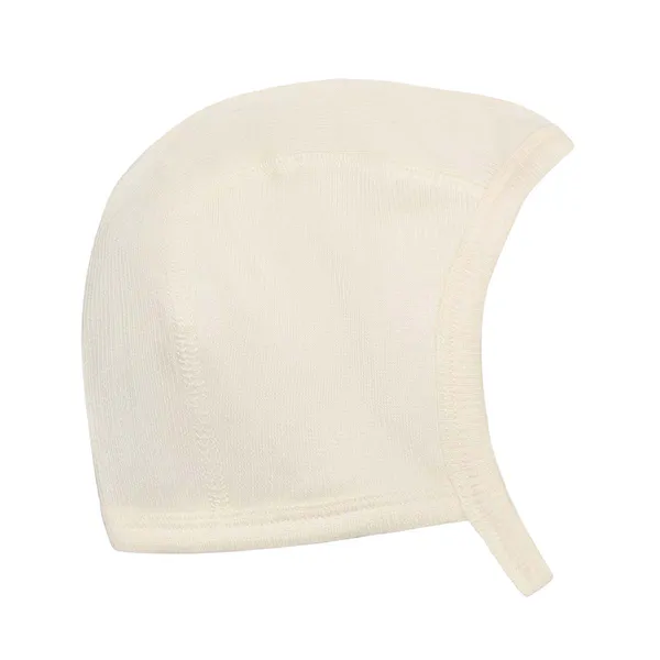 Hovedbilde HUTTEliHUT Rib lue til baby, Antique White