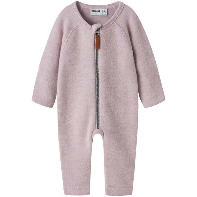 Hovedbilde Name It Nbfwmino heldress i ullfleece, Violet Ice