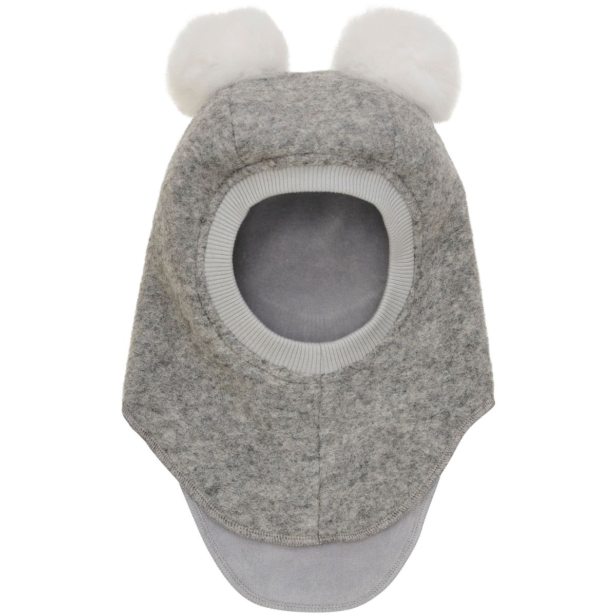 HUTTEliHUT Balaclava ullue alpakkadusker, Medium Grey