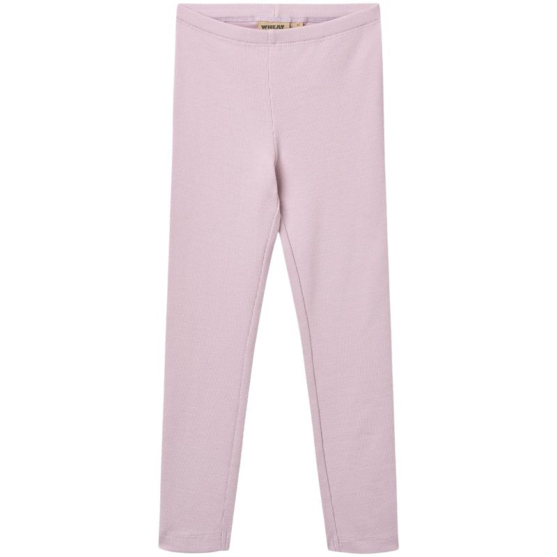 Wheat Jules ribb leggings til barn, Lavender