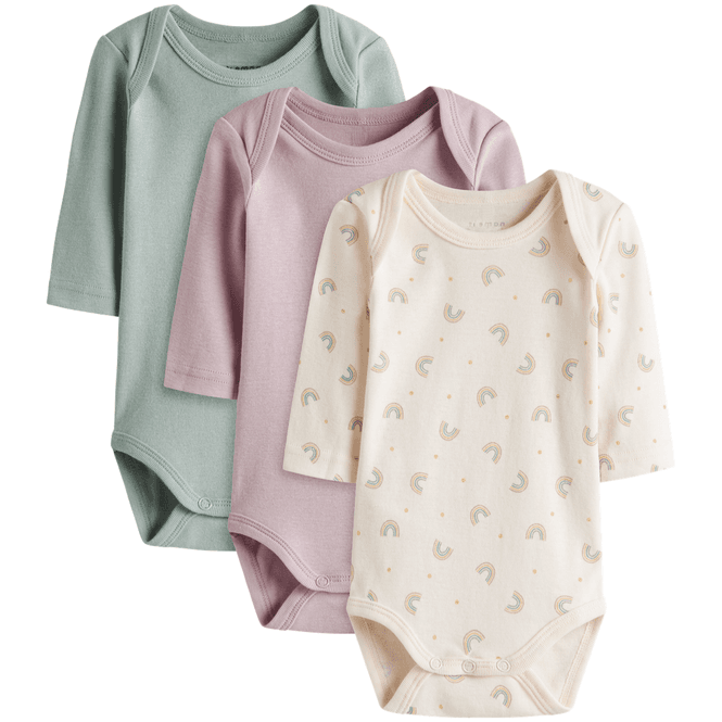 Hovedbilde Name It Nbfbody 3-pack body, Jet Stream