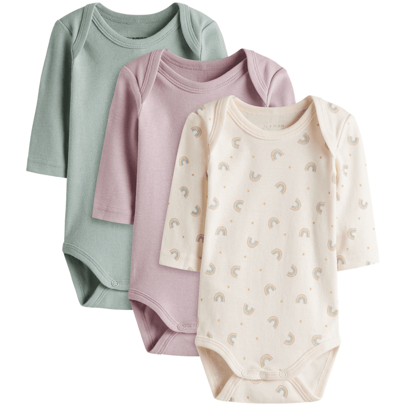 Name It Nbfbody 3-pack body, Jet Stream