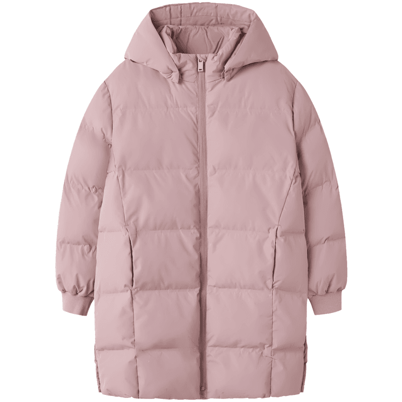 Name It Nkfmusk lang pufferjakke til barn, Woodrose