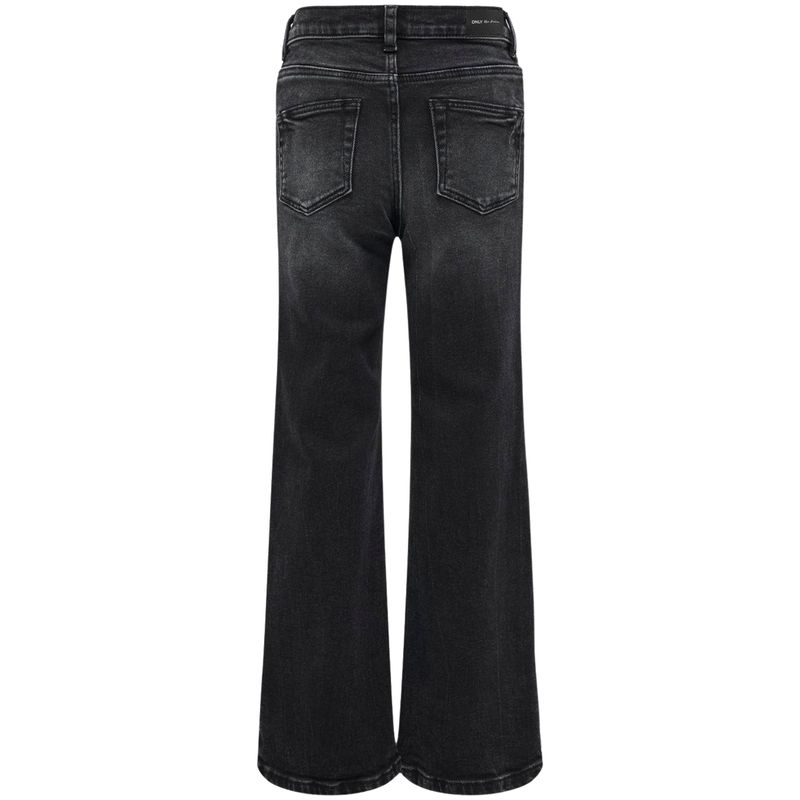 Kids Only Kogjuicy Wide Leg jeans til barn, Washed Black