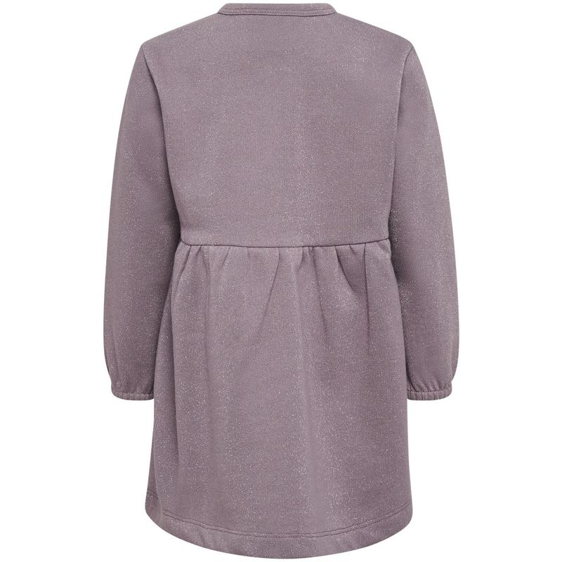 Hummel Hmlmini Reg Glitter kjole til småbarn, Gray Ridge